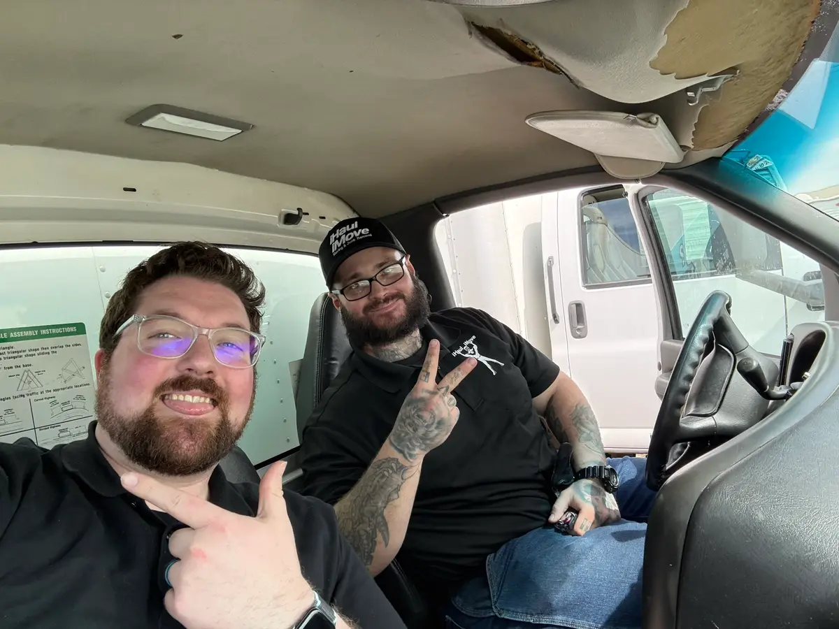 Moving truck on highway for long distance relocation