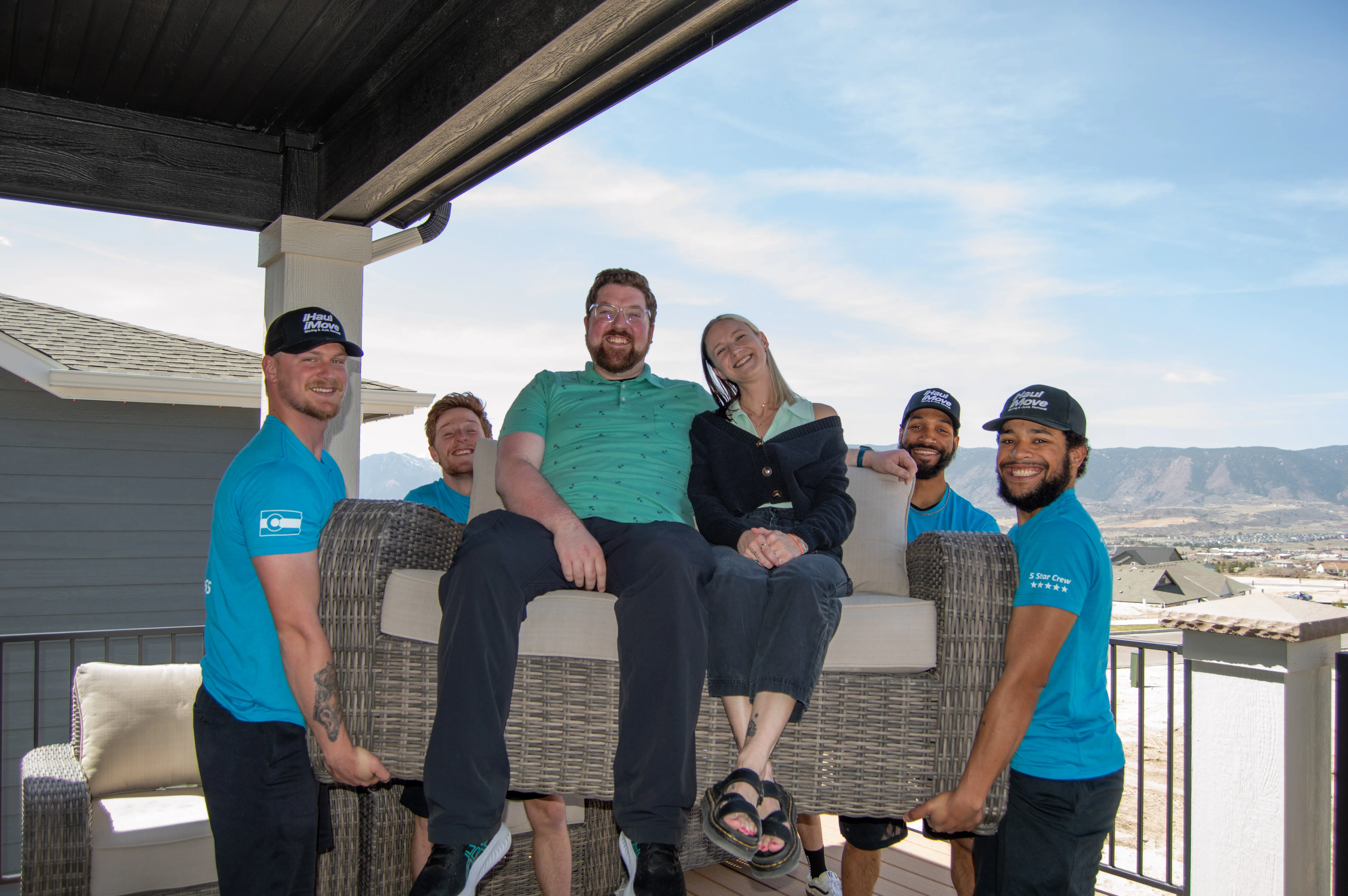 iHaul iMove professional movers helping Colorado Springs family